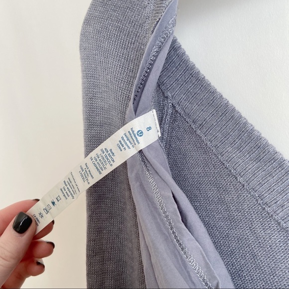 Lululemon • Gray Unity Open Back Pullover - Picture 8 of 8